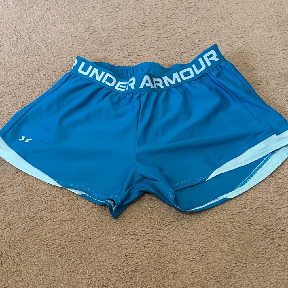 Under Armour Women's Teal Athletic Shorts